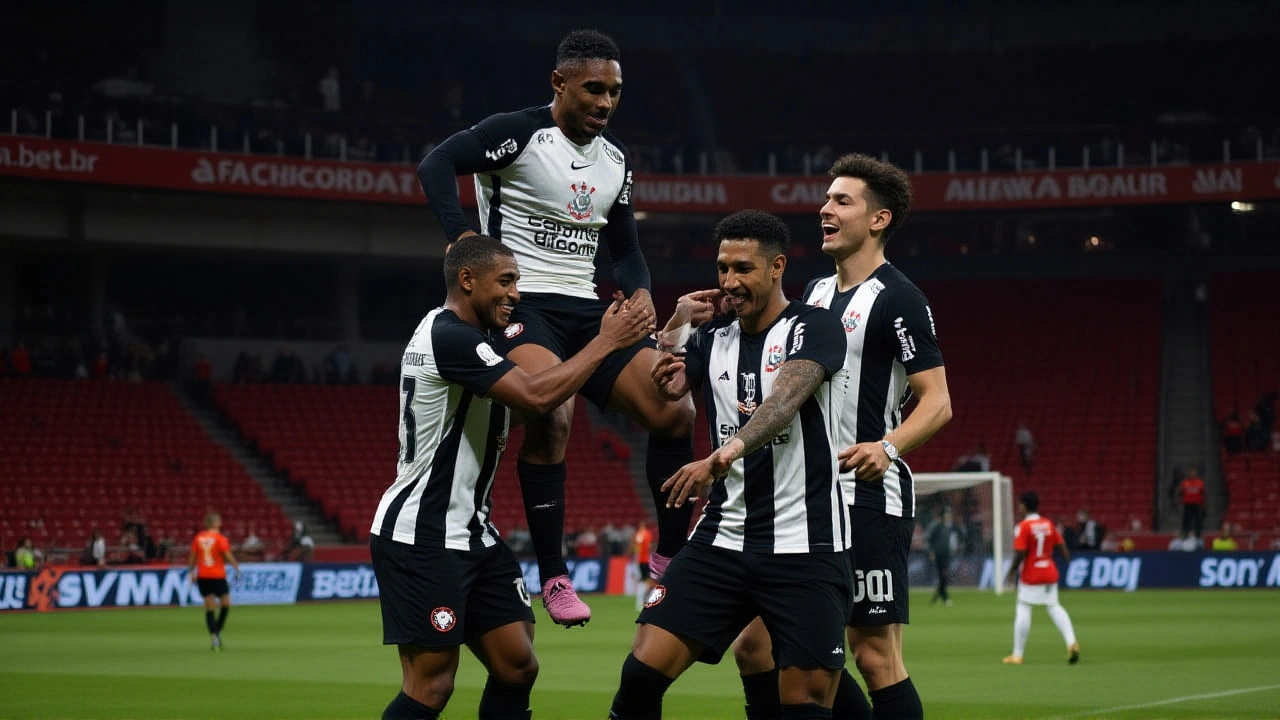 Corinthians quebra jejum em casa e vence Mirassol por 3 a 0