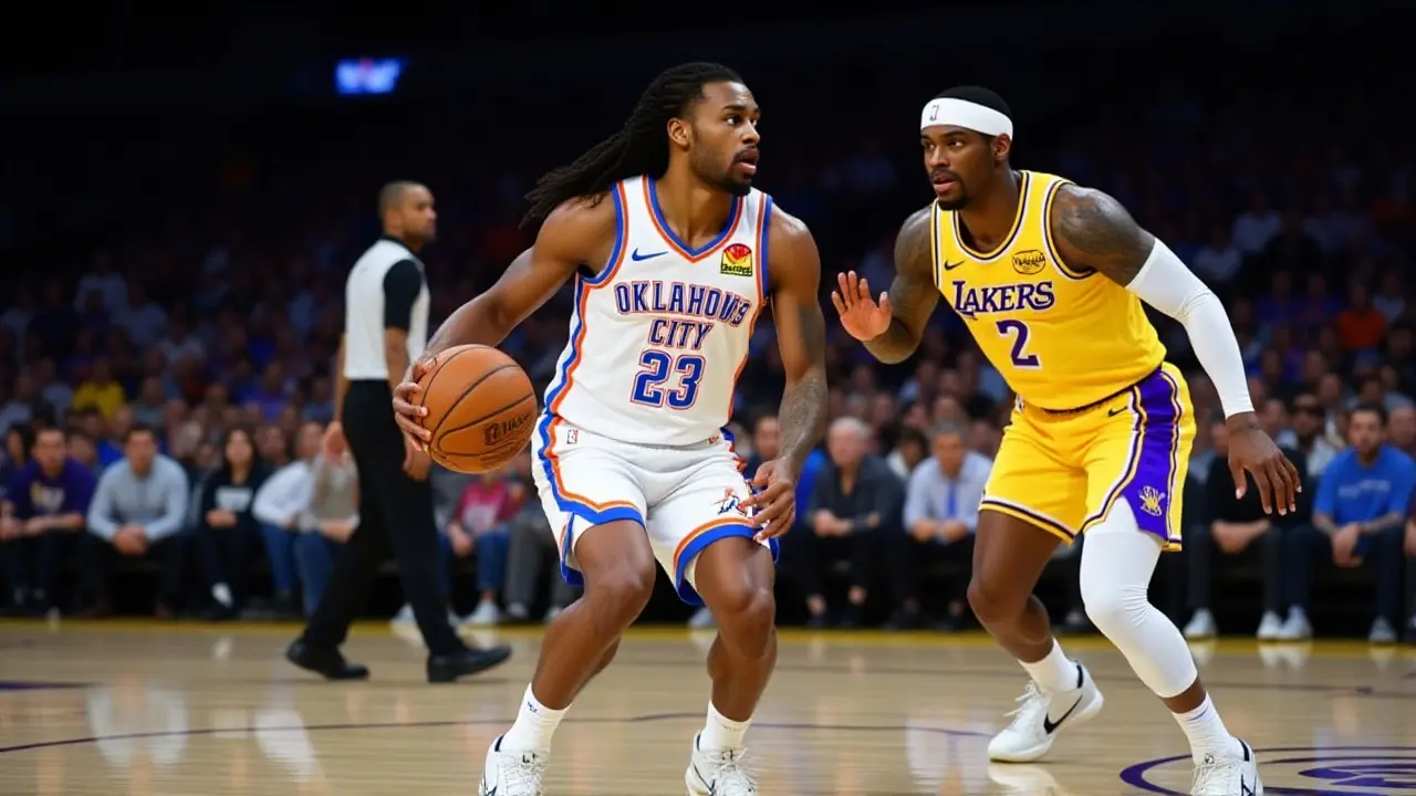 Shai Gilgeous-Alexander brilha e Thunder goleia Lakers por 123-87