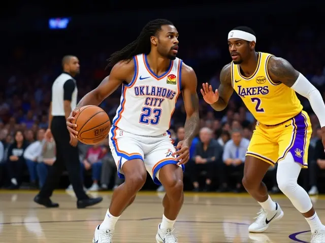 Shai Gilgeous-Alexander brilha e Thunder goleia Lakers por 123-87